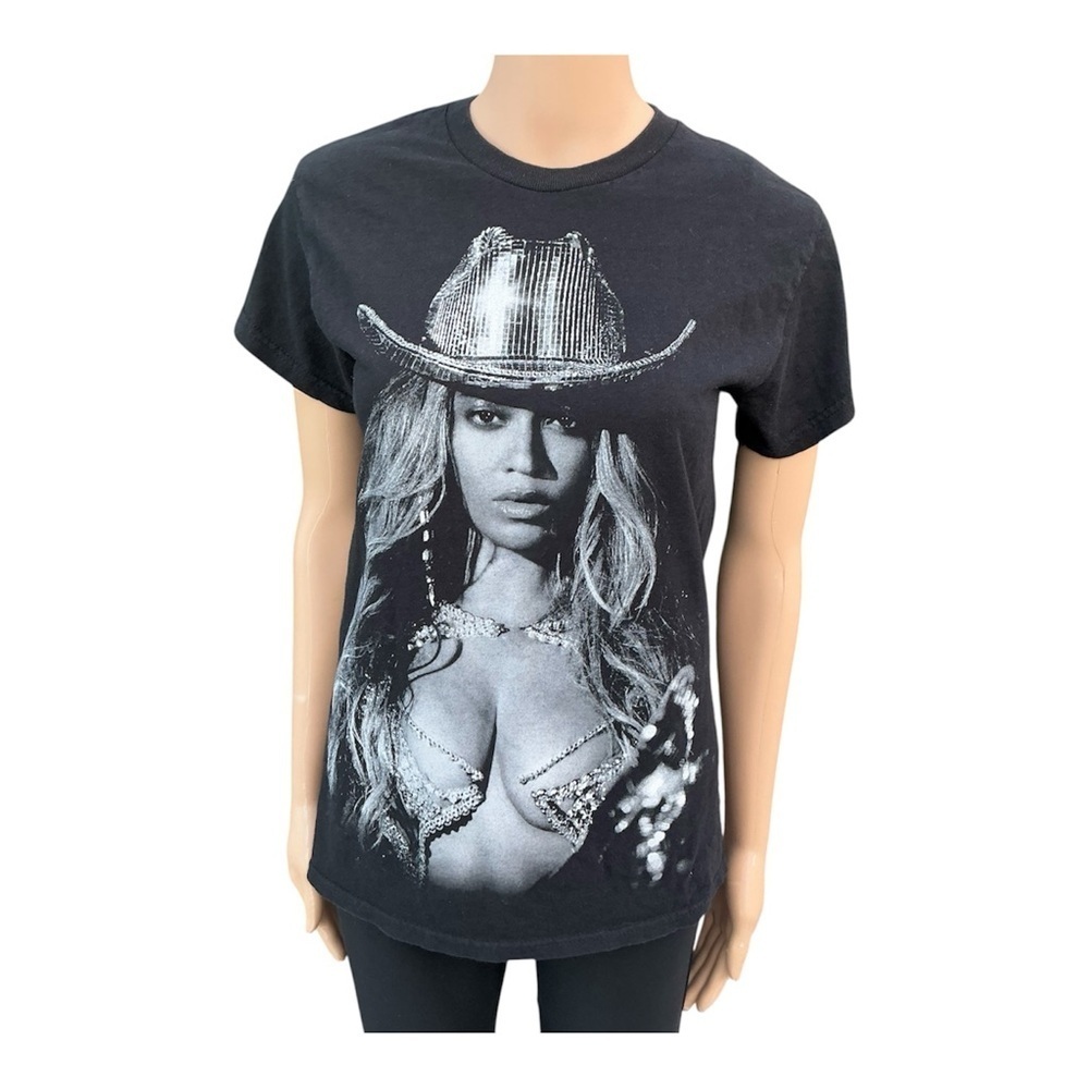 BEYONCE OFFICIAL RENAISSANCE WORLD TOUR CONCERT T-SHIRT COWBOY HAT Size S